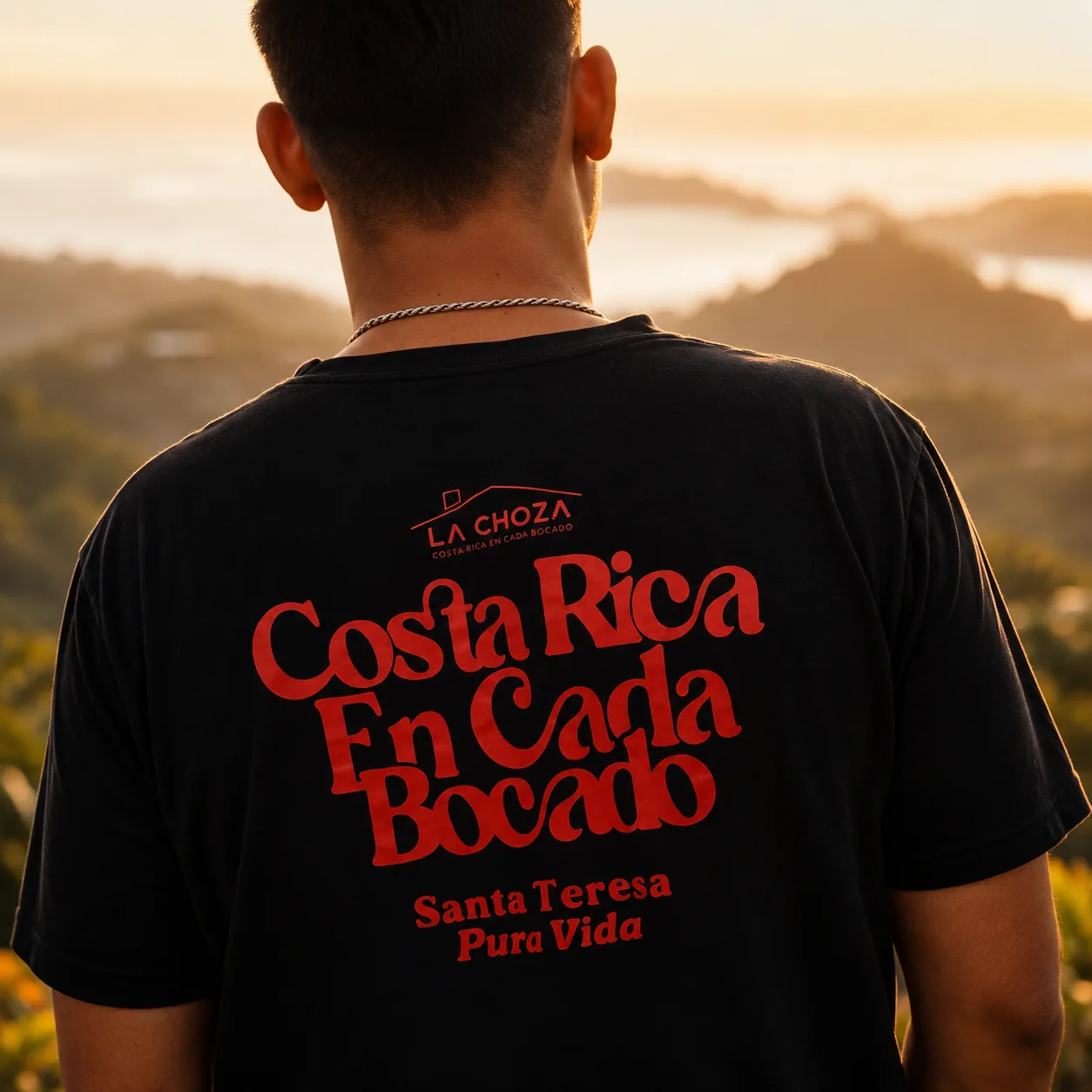 Camiseta de La Choza: Costa Rica en cada bocado, Santa Teresa